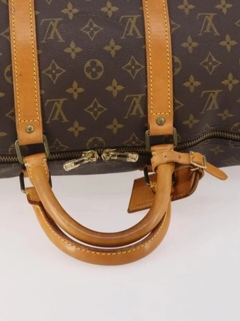 LOUIS VUITTON Monogram Keepall 50 Boston Bag M41426 LV Auth 184701A